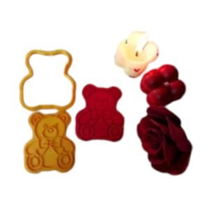 Teddy Bear Cookie Cutter&Stamp