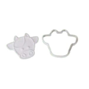 Cow Face Cookie Cutter&stamp