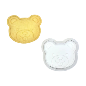 Bear Face Cookie Cutter&Stamp