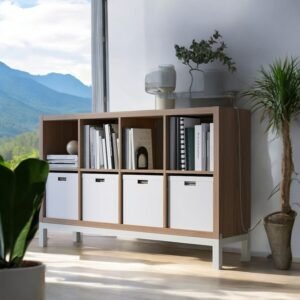 Minimalist storage shelf unit